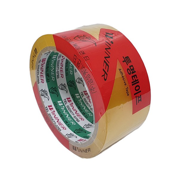 금성 투명 OPP 테이프 아크릴 낱개 48mm x 50M