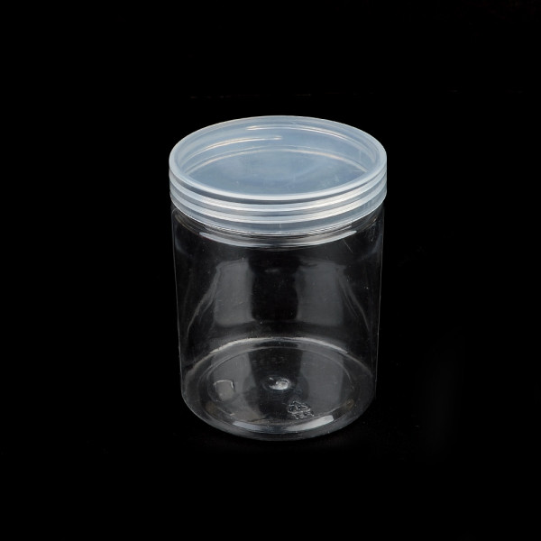 납작 플라스틱 보관용기 7cm - 300ml