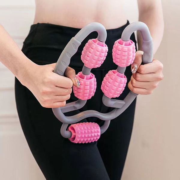 셀프 팔뚝살 종아리 목 승모근 롤러 마사지기