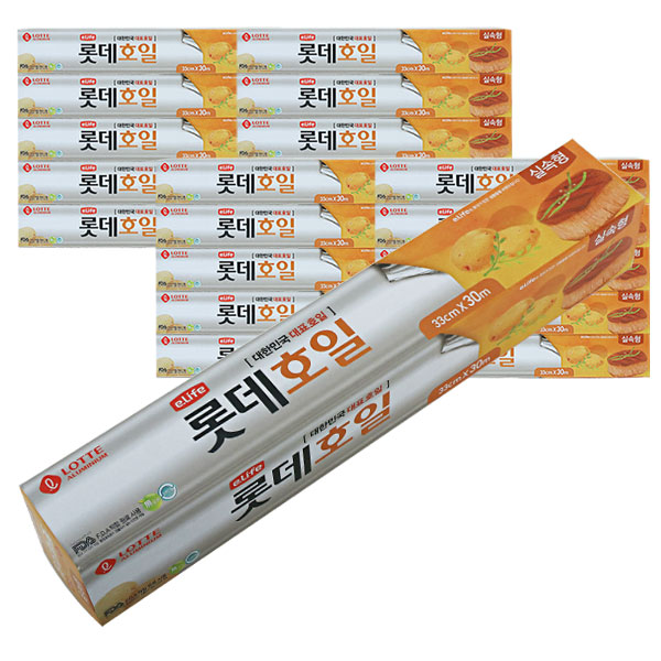 (B0X)롯데호일15μ(330X30M) 업소용 실속형_20개입