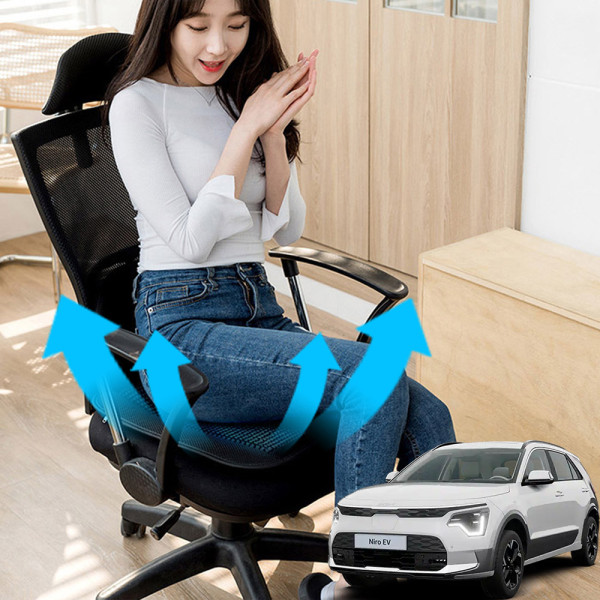 니로EV 시원한쿨링팬 메쉬 쿨링방석 호환