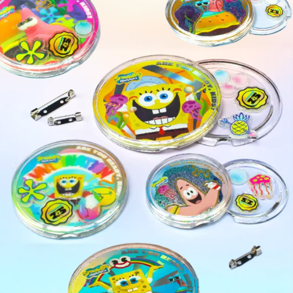 스폰지밥 DIY 랜덤 뱃지만들기-25EA