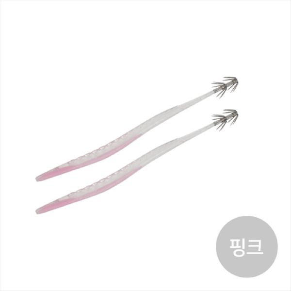 갑오징어 무늬오징어 한치 낚시 이카스틱 핑크