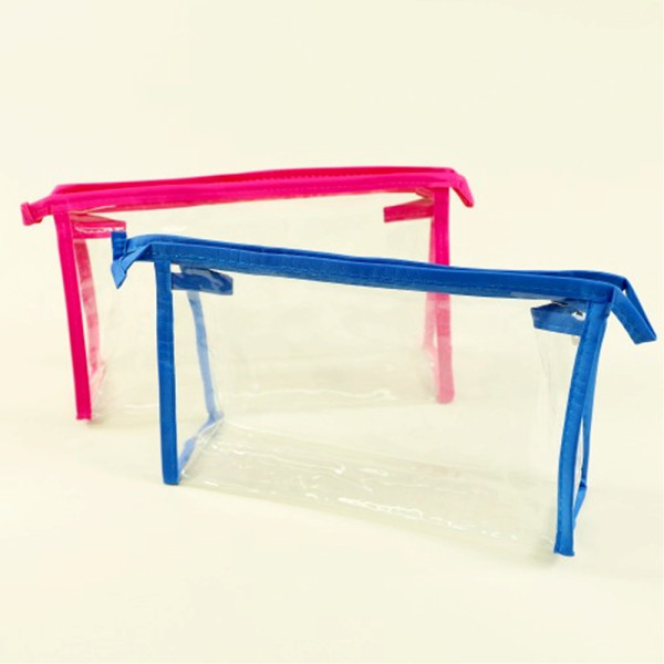 (CL) PVC 사각 투명 파우치 2종