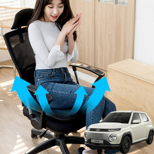 캐스퍼 시원한쿨링팬 메쉬 쿨링방석 호환