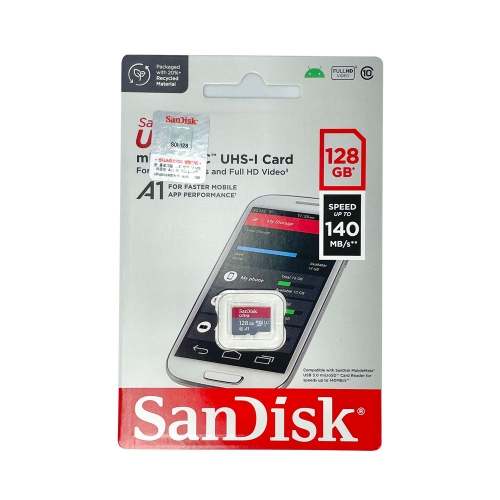 샌디스크 울트라 마이크로SD카드 SDSQUAB 128G GN6MA 128GB