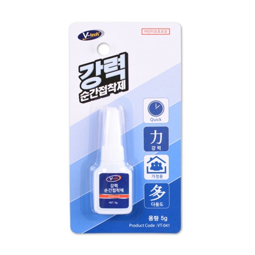 브이텍 초강력 순간 접착제 VT 041 5g