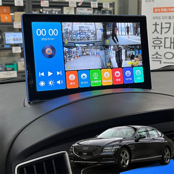 올뉴G80 제임스P 10.1인치 4채널블랙박스