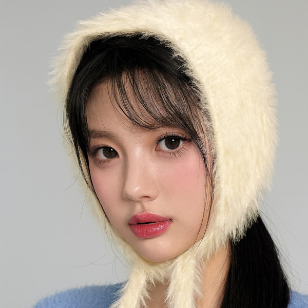 부드러운 겨울 헤어커치프 넥워머 귀도리 스카프