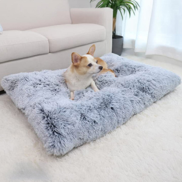 부드러운 강아지 고양이 사각 방석 펫쿠션 80x55cm 핑크