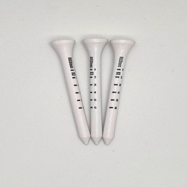 83mm 골프티꽂이 1p 골프용품 나무 눈금 높이조절