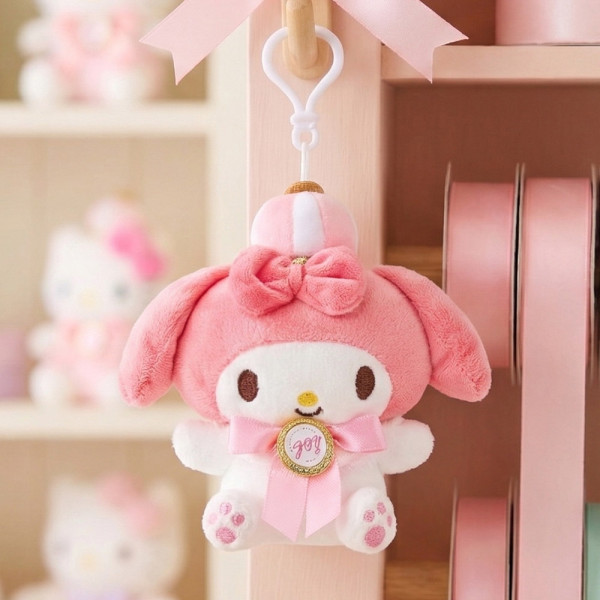 산리오 마이멜로디 왕관 가방고리 13cm