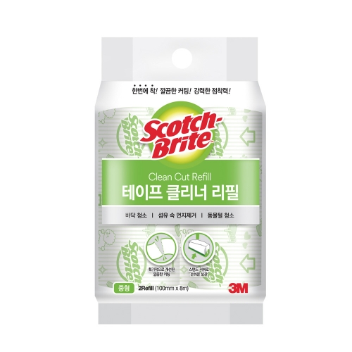 3M 스카치 중형 테이프 클리너 리필 2개입