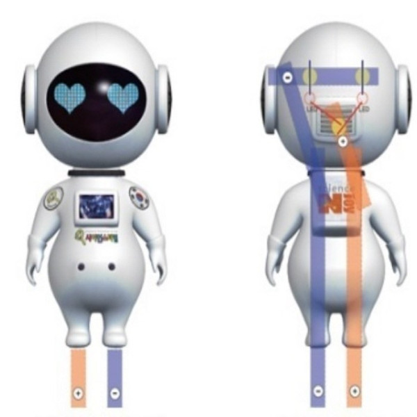 [E-BOT] LED 전자로봇 R-1