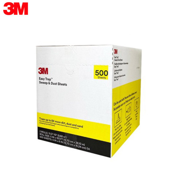 3M 55655W 이지트랩 청소포 127x152mm 500매 밀대 패드