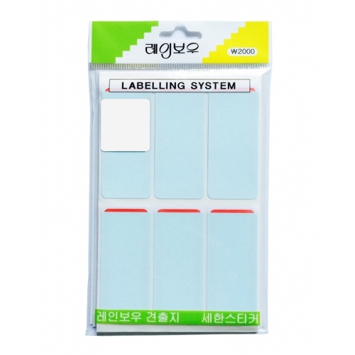 새한 견출지 보호 NO 407적 13장 78개 28 65mm