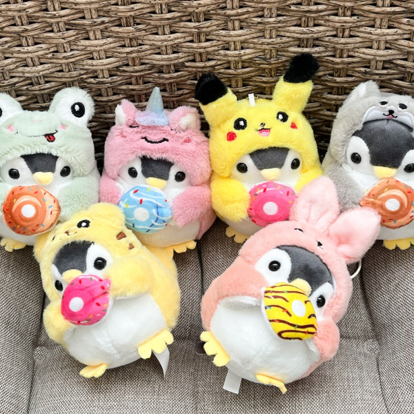 펭귄 가방 고리 인형 키링 [귀여운 동물 열쇠고리 참장식 키홀더]
