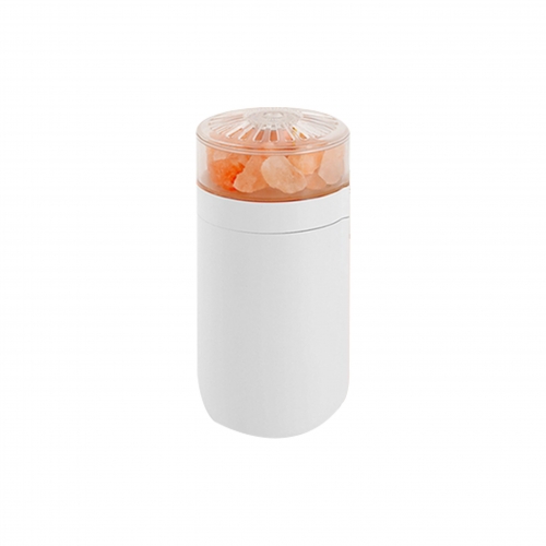 컴우드 핑크솔트 램프 USB 가습기 CW H4000 화이트 250ml 8시간