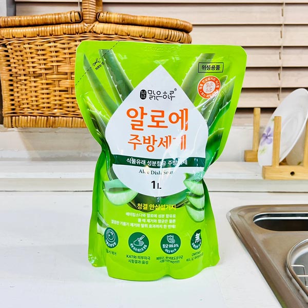 맑은하루 주방세제 알로에향 리필 1000ml