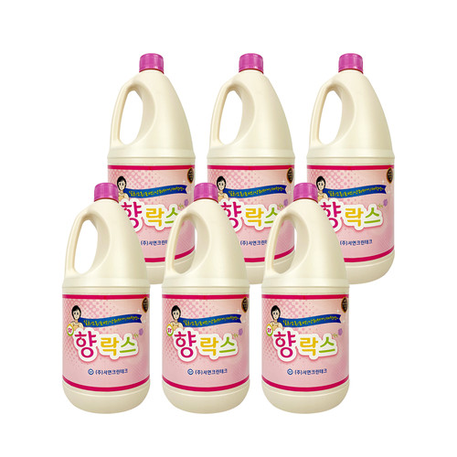 서연 향락스2L 6개 살균 표백제 배수관 화장실청소 곰팡이 섬유얼룩제거