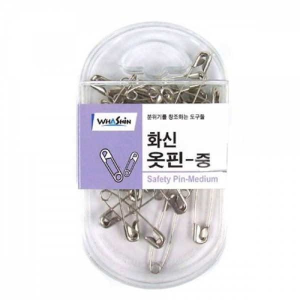 중형 옷핀세트 부자재 삔침 브로치부자재 옷삔 브로치