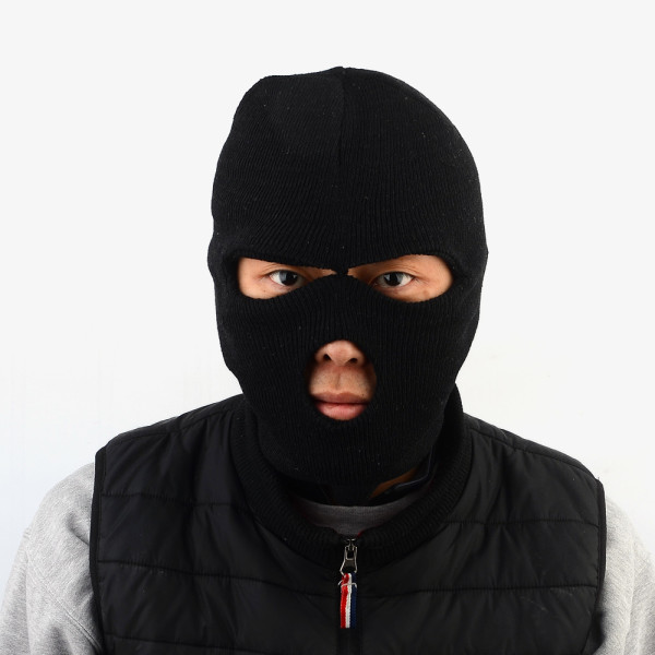 검정 복면 모자