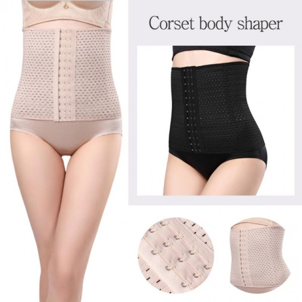 통풍 코르셋 몸매보정 여자보정속옷 후크 복대 거들