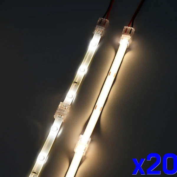 LED 스트립 커넥터 연장 단면 양면 x20개