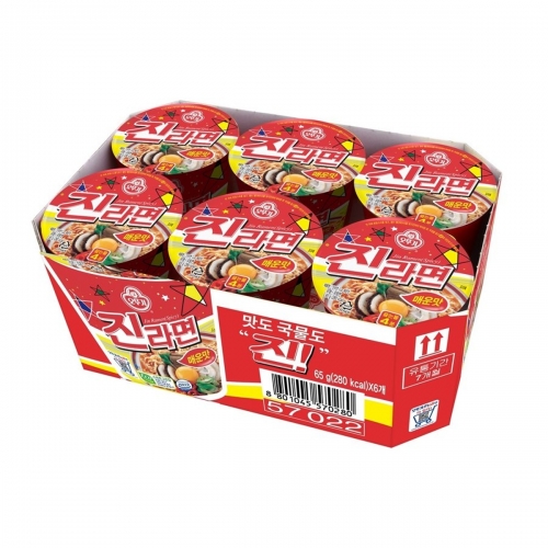 오뚜기 진라면컵 매운맛 소 6개입
