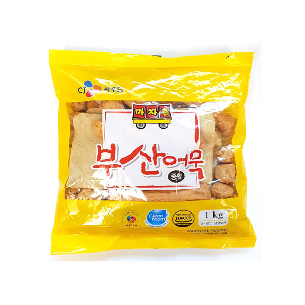 마차촌부산어묵 종합 1kg 연육함량50퍼센트 음식점용