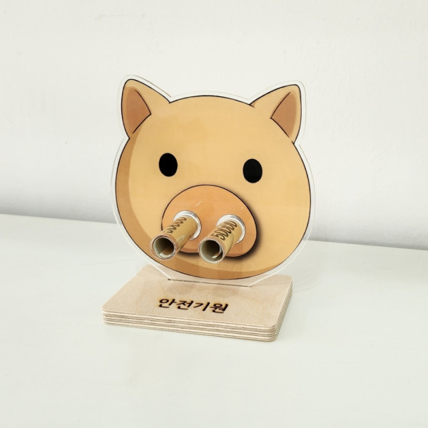 행운 복돼지 액막이 돼지 명태 인형 개업 집들이 선물 부적 무료각인 새차 자동차 신차