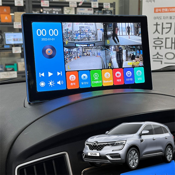 더뉴QM6 제임스P 10.1인치 4채널블랙박스