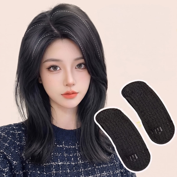 헤어 볼륨핀 2P 뽕핀 똑딱이 뽕삔 볼륨업 헤어핀 찍찍이 똑딱핀