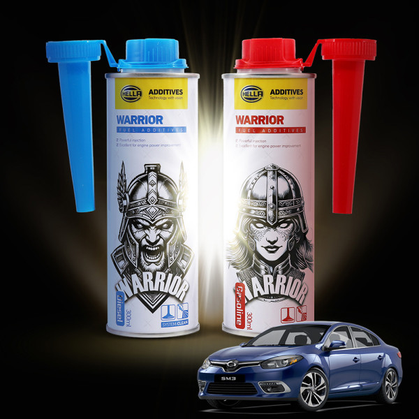 SM3 가솔린,디젤 프리미엄 연비향상 헬라 워리어 연료첨가제 300ML