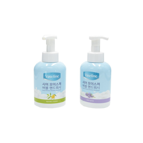 바세린 시어 모이스처 버블 핸드워시 500ml 샴푸 린스 비누