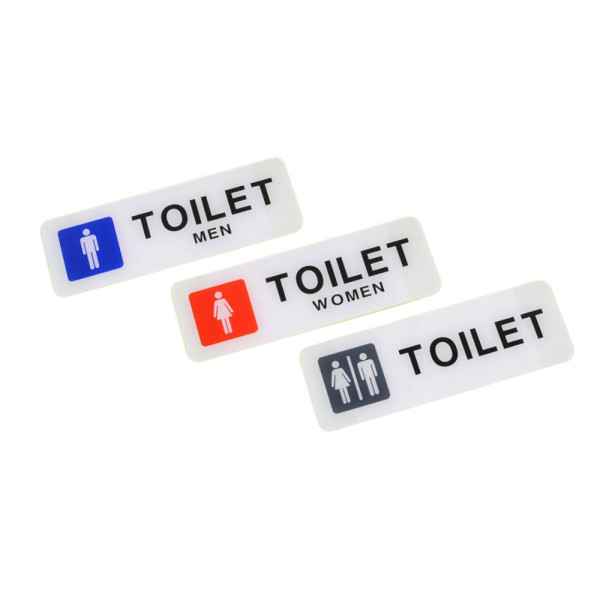 가로형 심플 TOILET 아크릴표지판 남자(MEN)