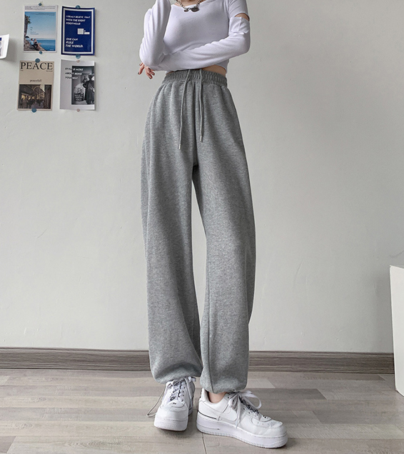 데일리 일자 조거 변형 캐주얼 트레이닝 팬츠