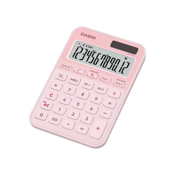 카시오 컬러계산기 MS-20YC 핑크