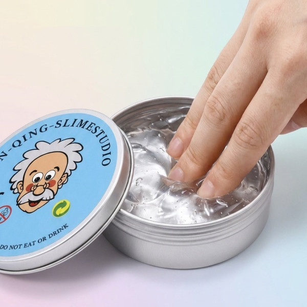 정품 박사 닥터 퍼티 슬라임 1+1 투명 오로라 할아버지 박사님 클리어 말랑이 슬랑이