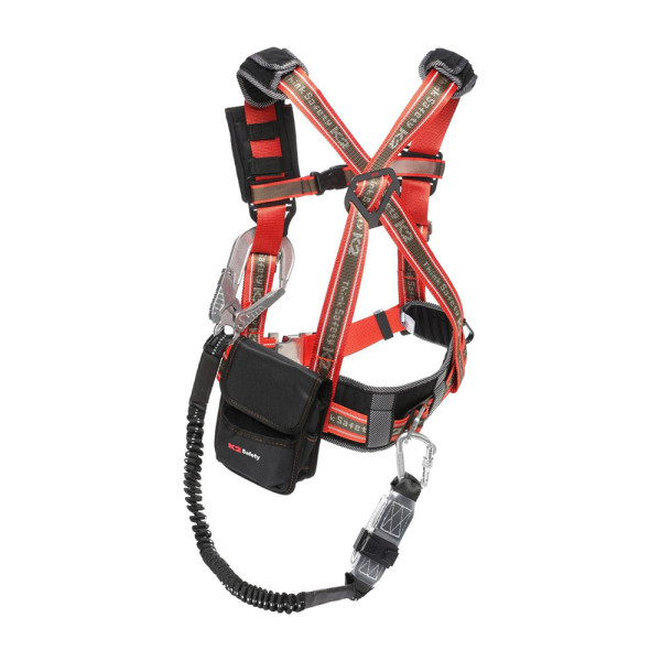 K2 세이프티 KB-9102 상체식 싱글 안전벨트 오렌지 L