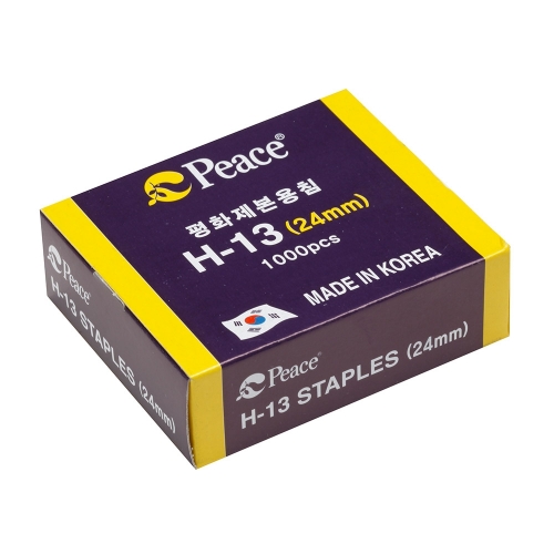 평화 스테플러침 H 13 24mm 1000pcs