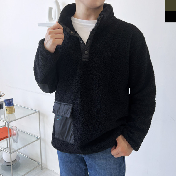 2L-KTT 2261M 남자양털후리스 뽀글이맨투맨