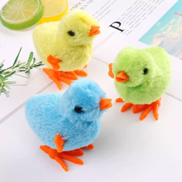 크레용펫 강아지 고양이 움직이는 병아리 태엽 장난감 색상랜덤발송