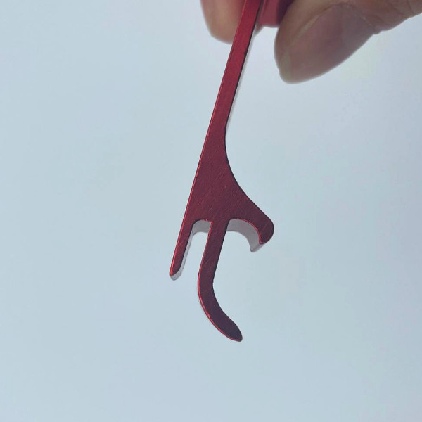 휴대용 병따개 오프너 알루미늄 레드