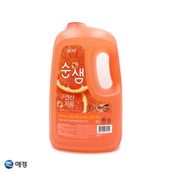 순샘 구연산 자몽 주방세제 3L