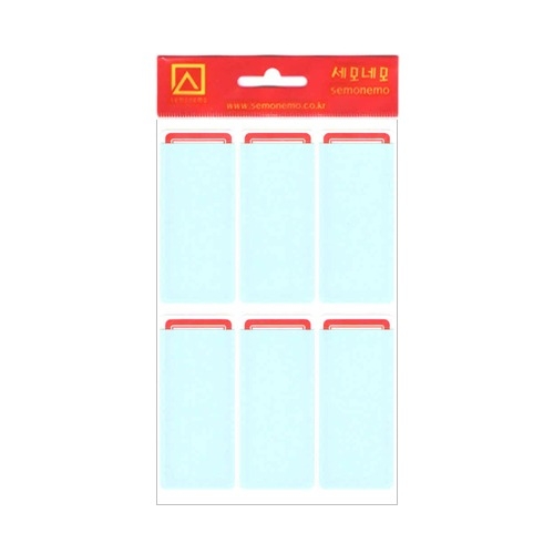세모네모 1000 보호견출지 10 407R 적색 7매 28 60