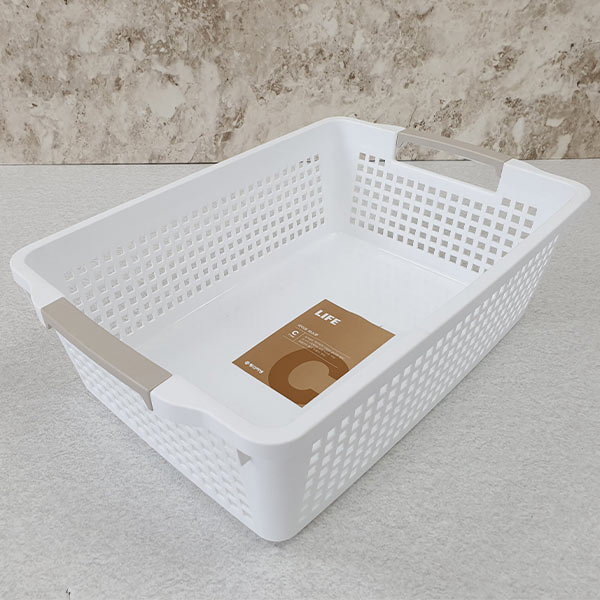라이프 C바스켓 2호 화이트