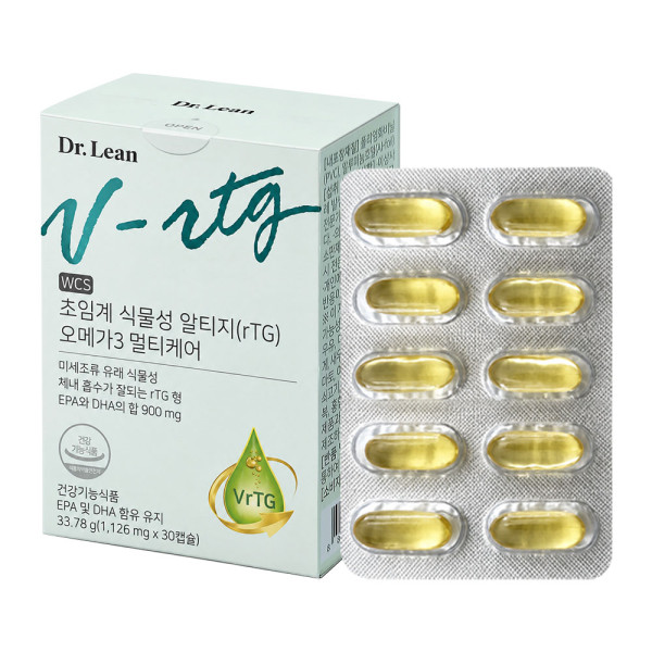 닥터린 초임계 식물성 알티지 오메가3 멀티케어 30캡슐 x 1개