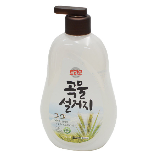 트리오 곡물설거지 우리밀 주방세제 750ml