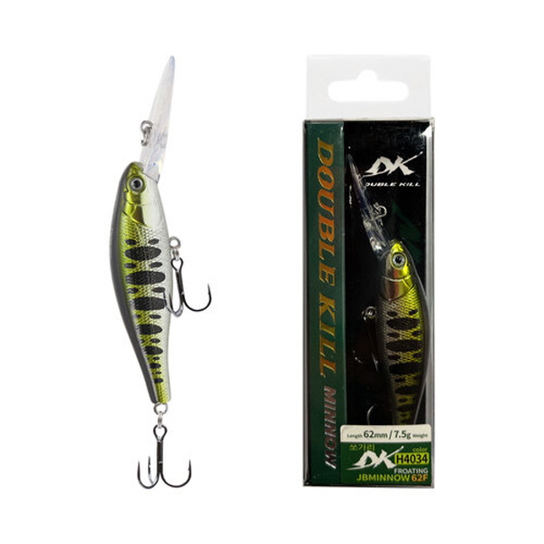 더블킬 쏘가리 미노우 하드베이트 62mm DKM62F-H4034